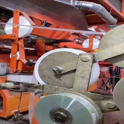 Polyester netting for GRP continuous filament winding of high-pressure demand to clean out air during process